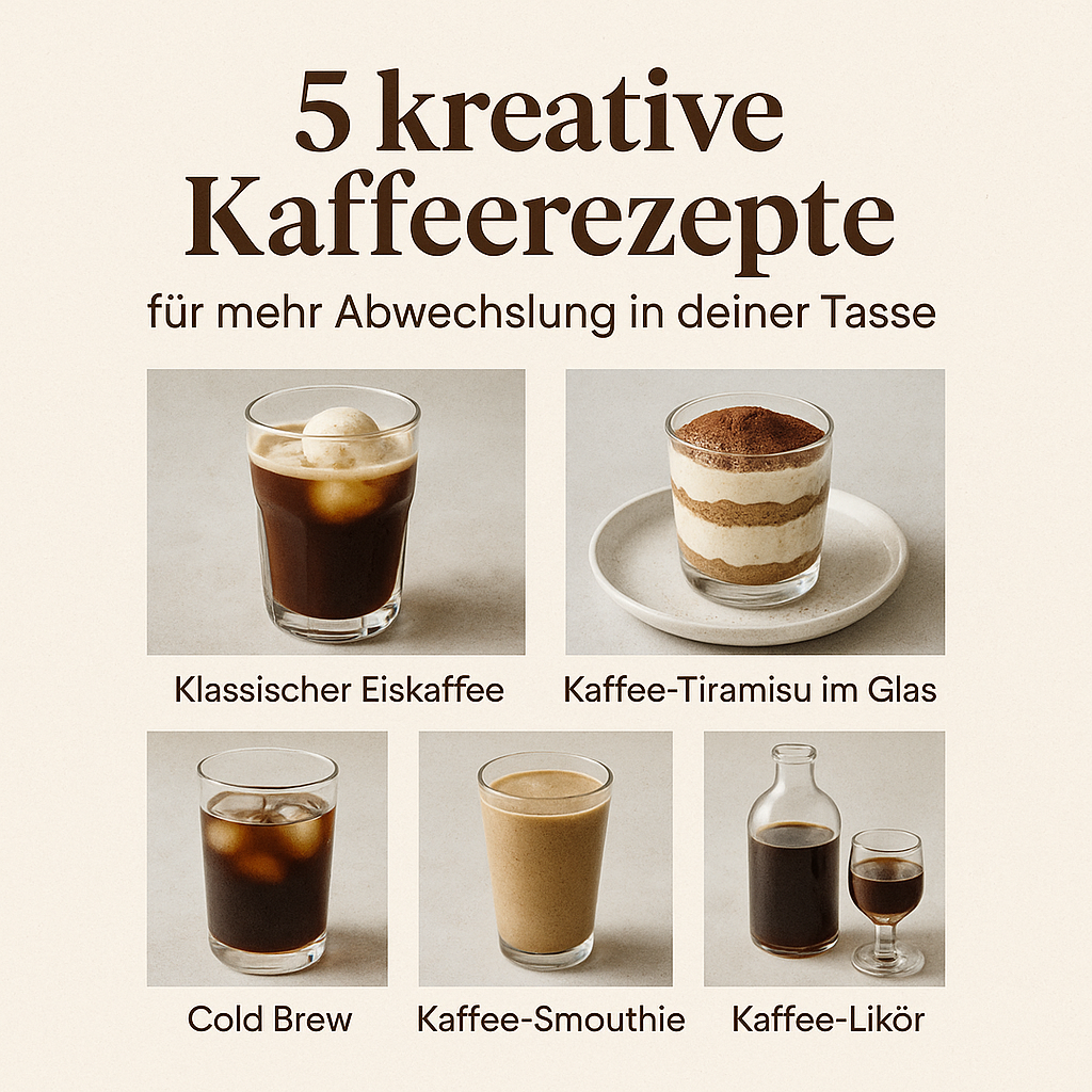5 kreative Kaffeerezepte