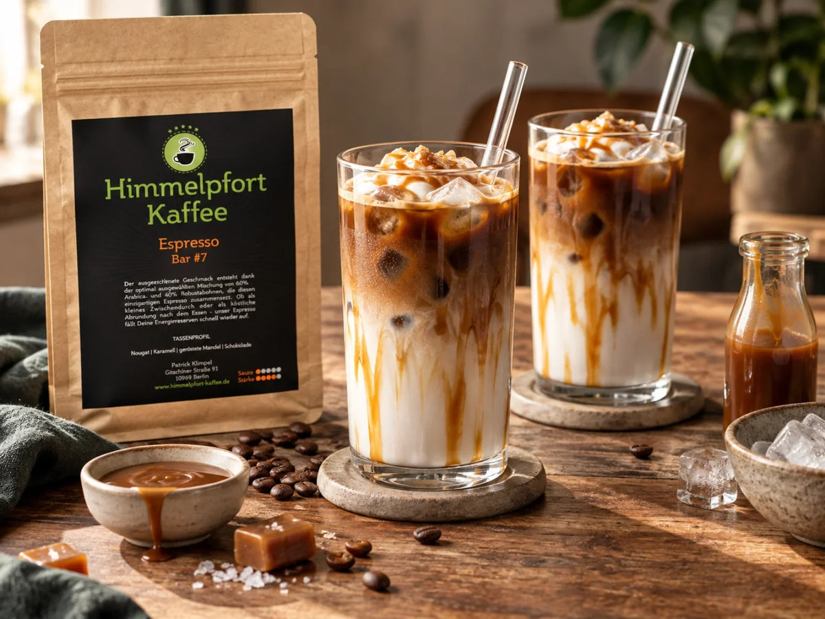 Iced Caramel Latte mit Espresso Bar #7