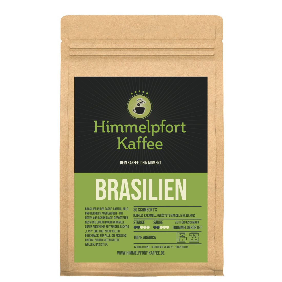 Brasilien Mogiana Arabica Natural Kaffee von Himmelpfort Kaffee