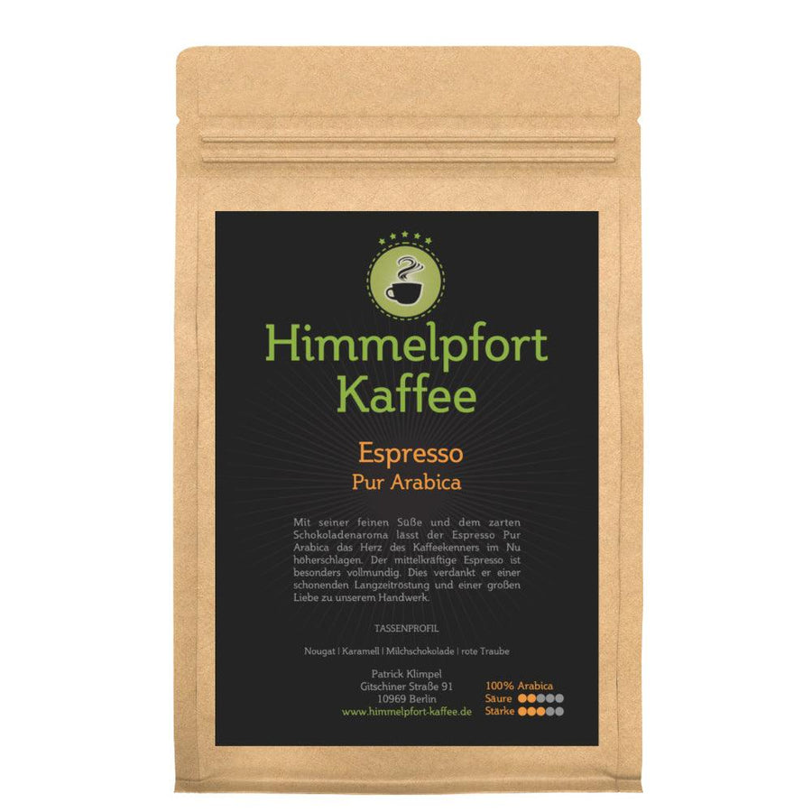 Espresso Pur Arabica von Himmelpfort Kaffee
