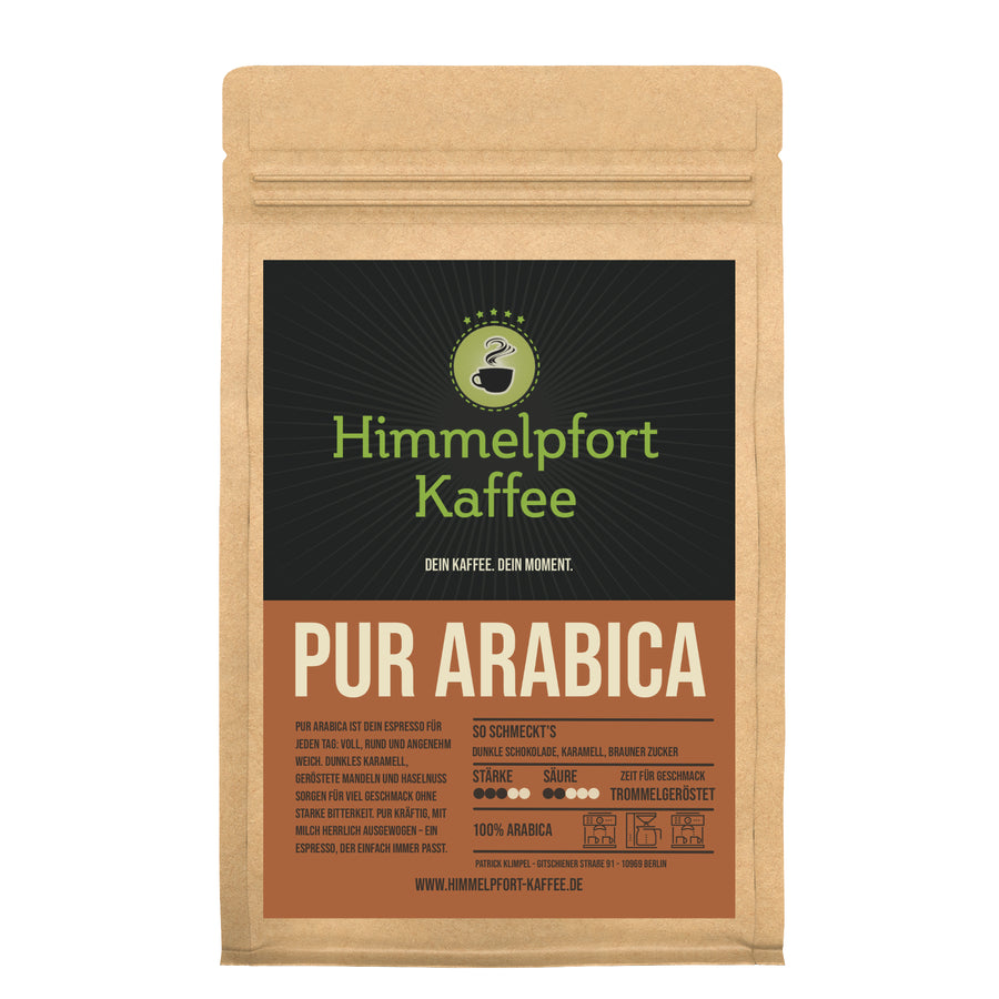 Espresso Pur Arabica frisch geröstete Espressobohnen von Himmelpfort Kaffee