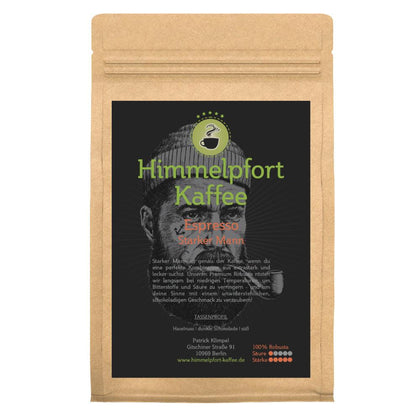 Espresso Starker Mann frisch geröstete Espressobohnen von Himmelpfort Kaffee
