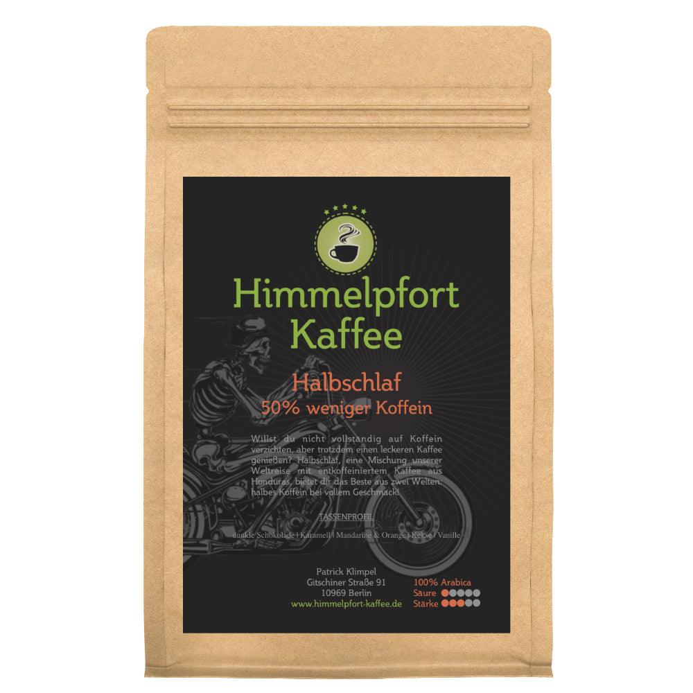 Halbschlaf - 50% weniger Koffein