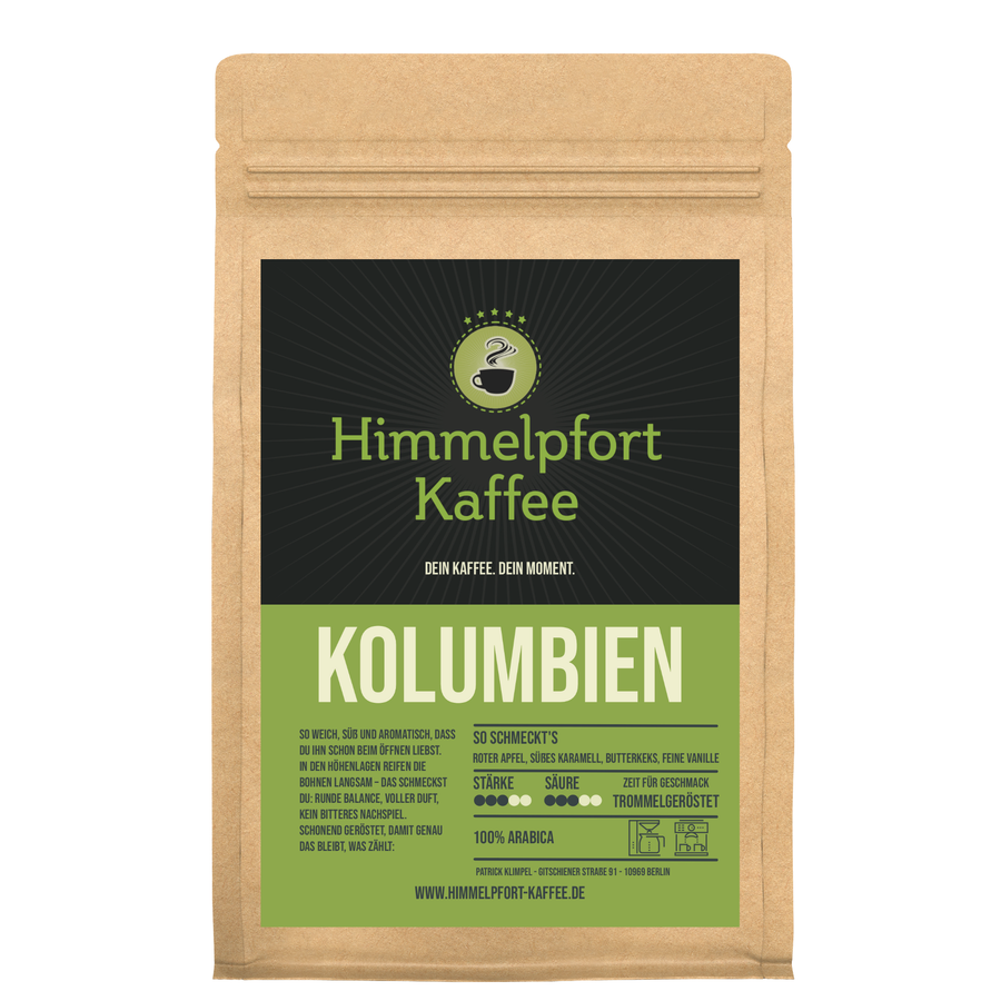 Kolumbien Supremo Huila Arabica Kaffee von Himmelpfort Kaffee