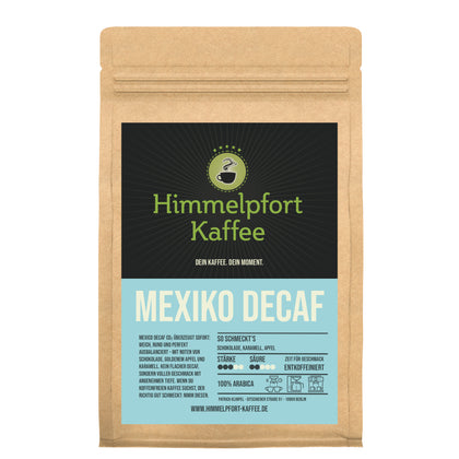 Mexico Decaf entkoffeinierter Arabica Kaffee von Himmelpfort Kaffee