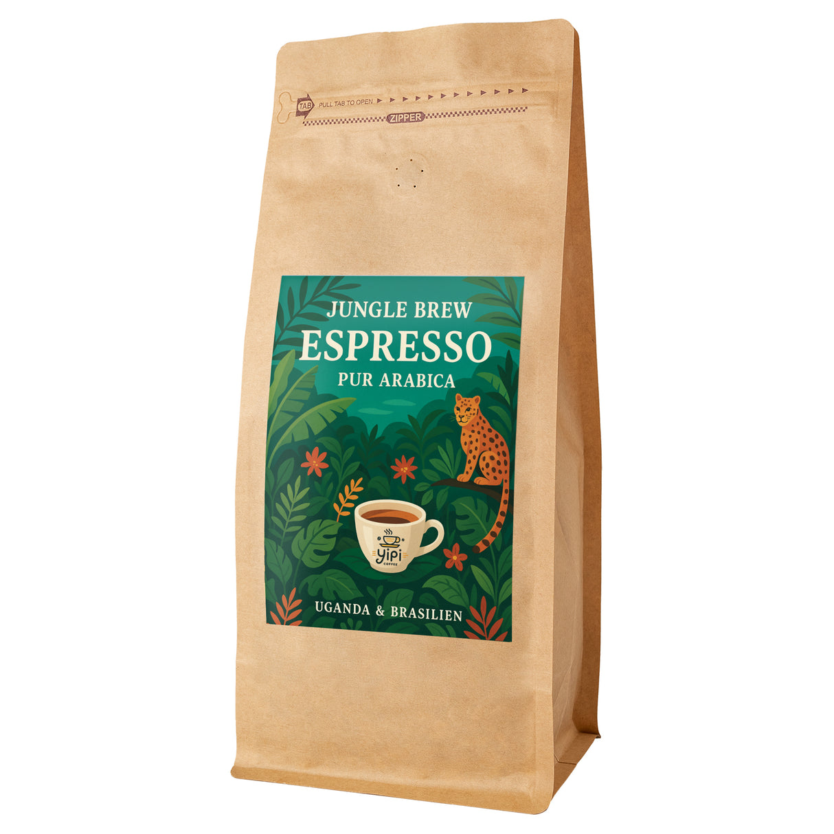 Jungle Brew – Espresso Pur Arabica 1 KG