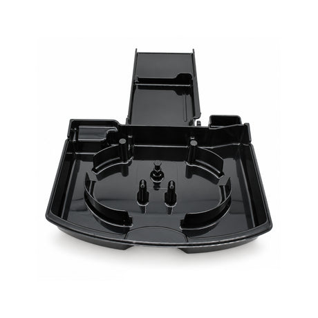 Schwarze De’Longhi Abtropfschale AS13200099 ohne Gitter und Schwimmer