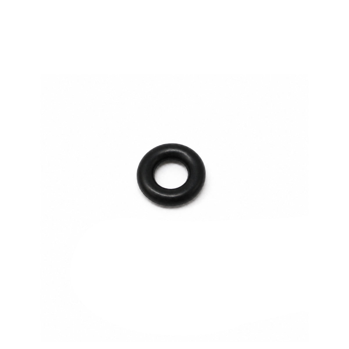 Schwarzer De’Longhi O-Ring 5313217701 für Druckschlauchanschlüsse, ein Dichtring mit abgebildetem Lineal