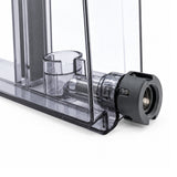 Detail des Anschlusses am De’Longhi Wassertank AS13200250 ohne äußere Dichtung