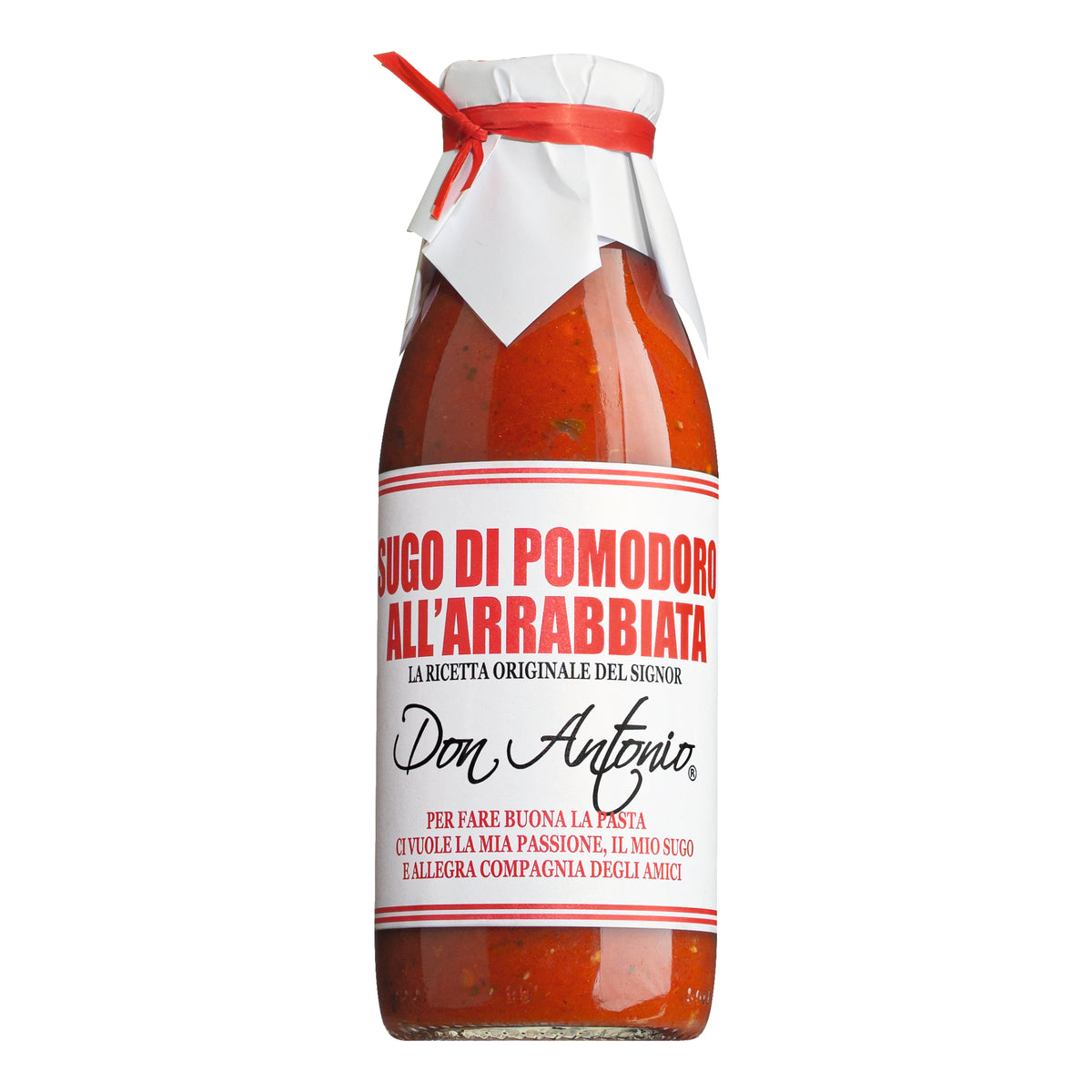 Don Antonio Sugo all’Arrabbiata scharfe Tomatensauce mit Chili, 480 ml