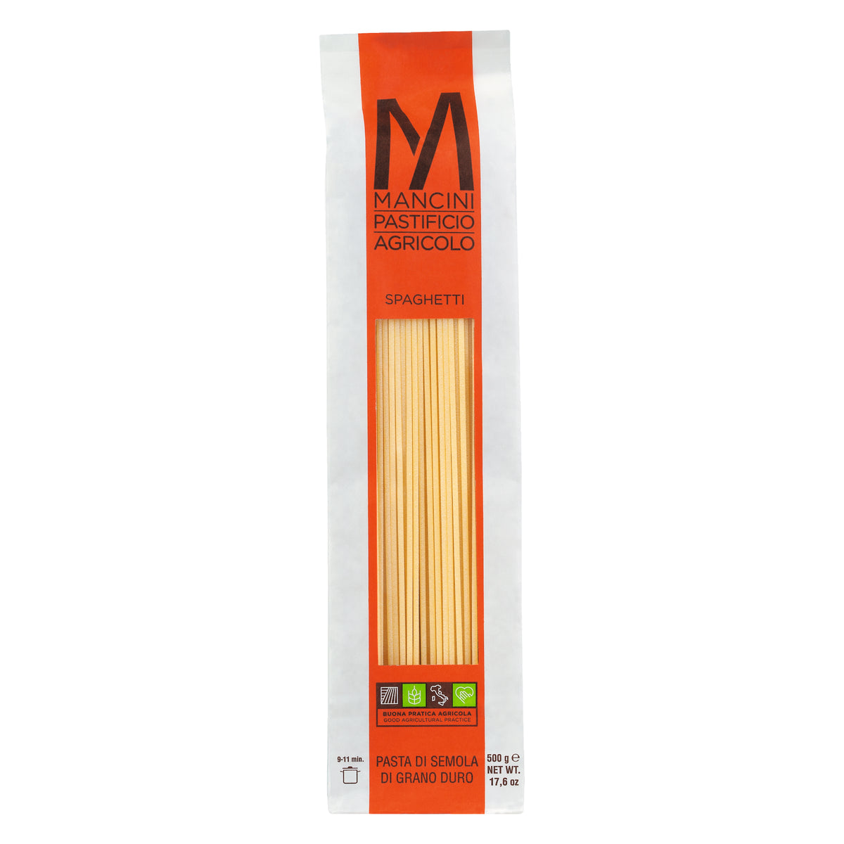 Mancini Spaghetti aus Hartweizengrieß, 500 g Packung